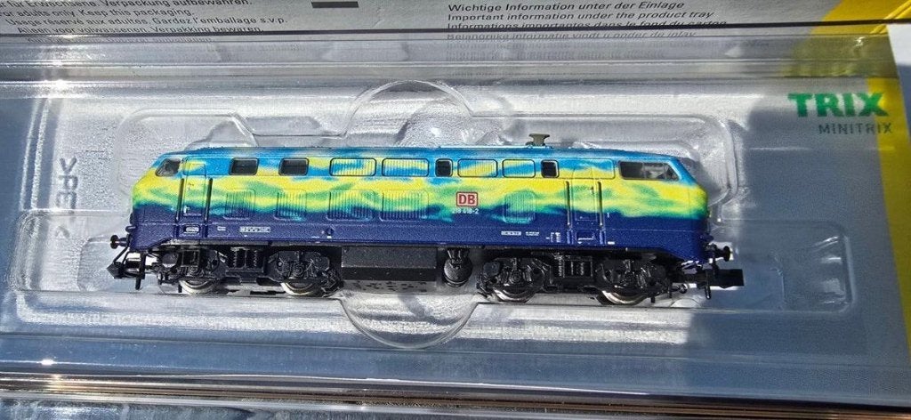 Minitrix 16285 br218 Touristik dcc digitaal nieuwstaa, Hobby en Vrije tijd, Modeltreinen | N-Spoor, Ophalen, Trix, Nieuw, Gelijkstroom