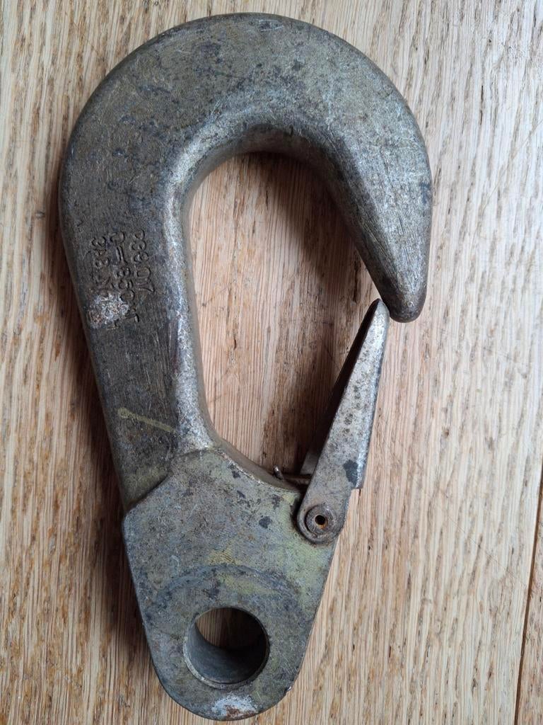 Stevige metalen karabijnhaak haak, Doe-het-zelf en Verbouw, IJzerwaren en Bevestigingsmiddelen, Gebruikt, Overige typen, 100 tot 250 mm