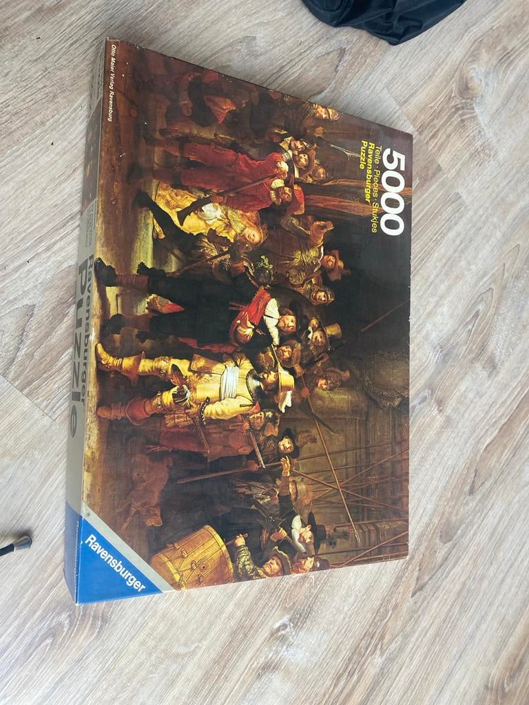 Ravensburger De Nachtwacht 5000 stukjes legpuzzel, Ophalen of Verzenden, Meer dan 1500 stukjes, Zo goed als nieuw, Legpuzzel
