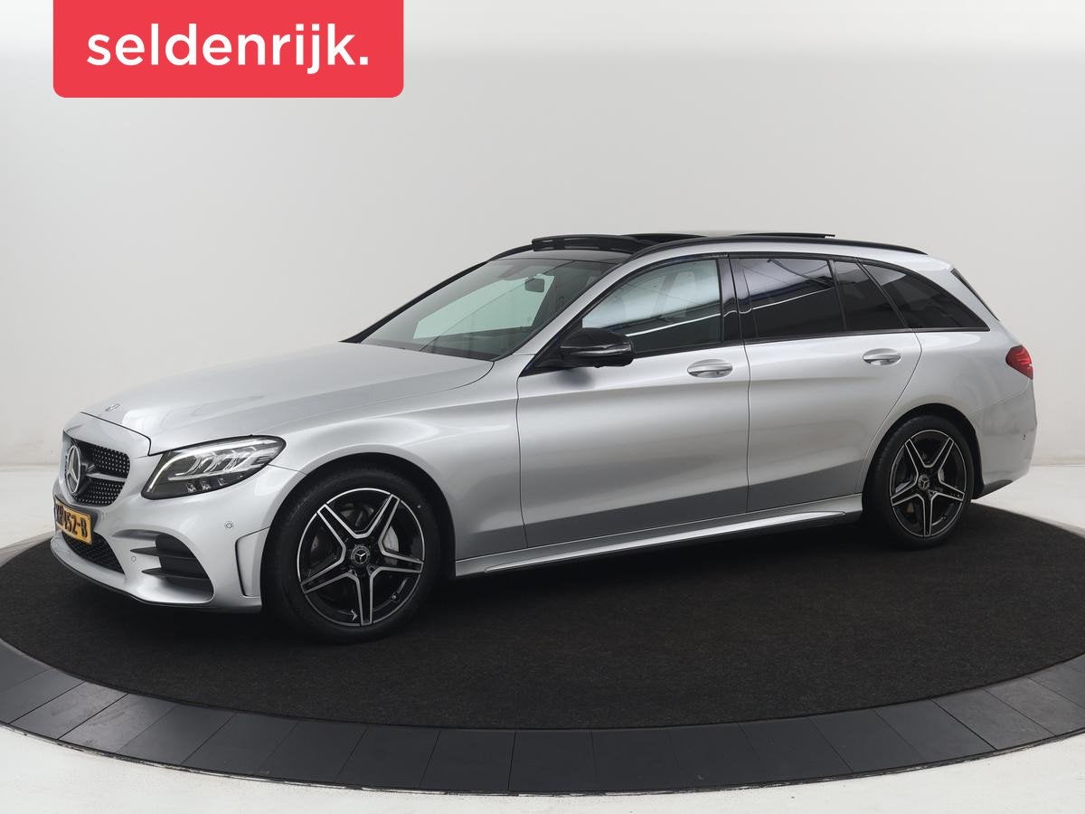 Mercedes-Benz C-klasse Estate 180 Business Solution | Panora, Auto's, Automaat, Leder en Stof, Automatische klimaatregeling, 84 €/maand