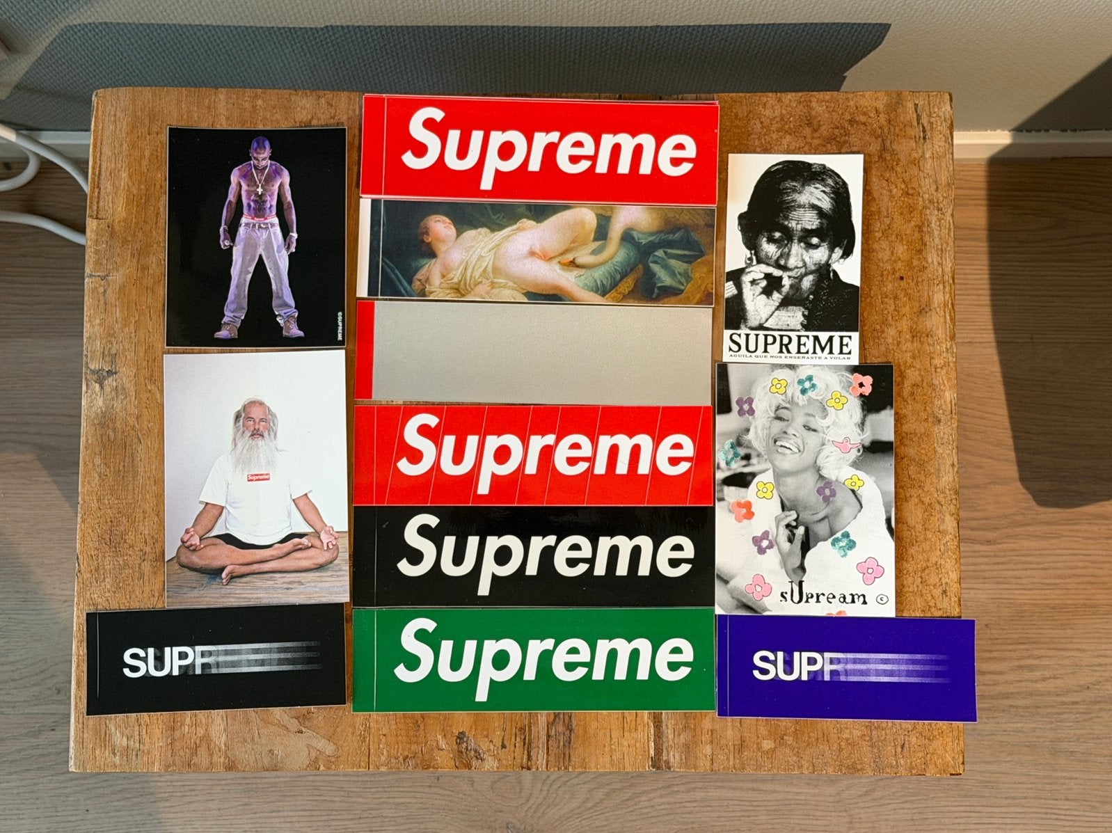 Supreme sticker collectie, Verzamelen, Ophalen of Verzenden, Zo goed als nieuw, Merk