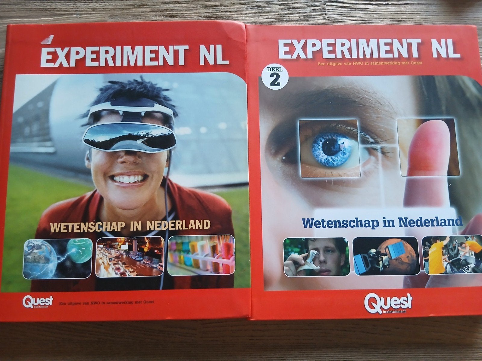 Experiment NL wetenschap in Nederland deel 1 en 2, Quest, Ophalen of Verzenden, Zo goed als nieuw