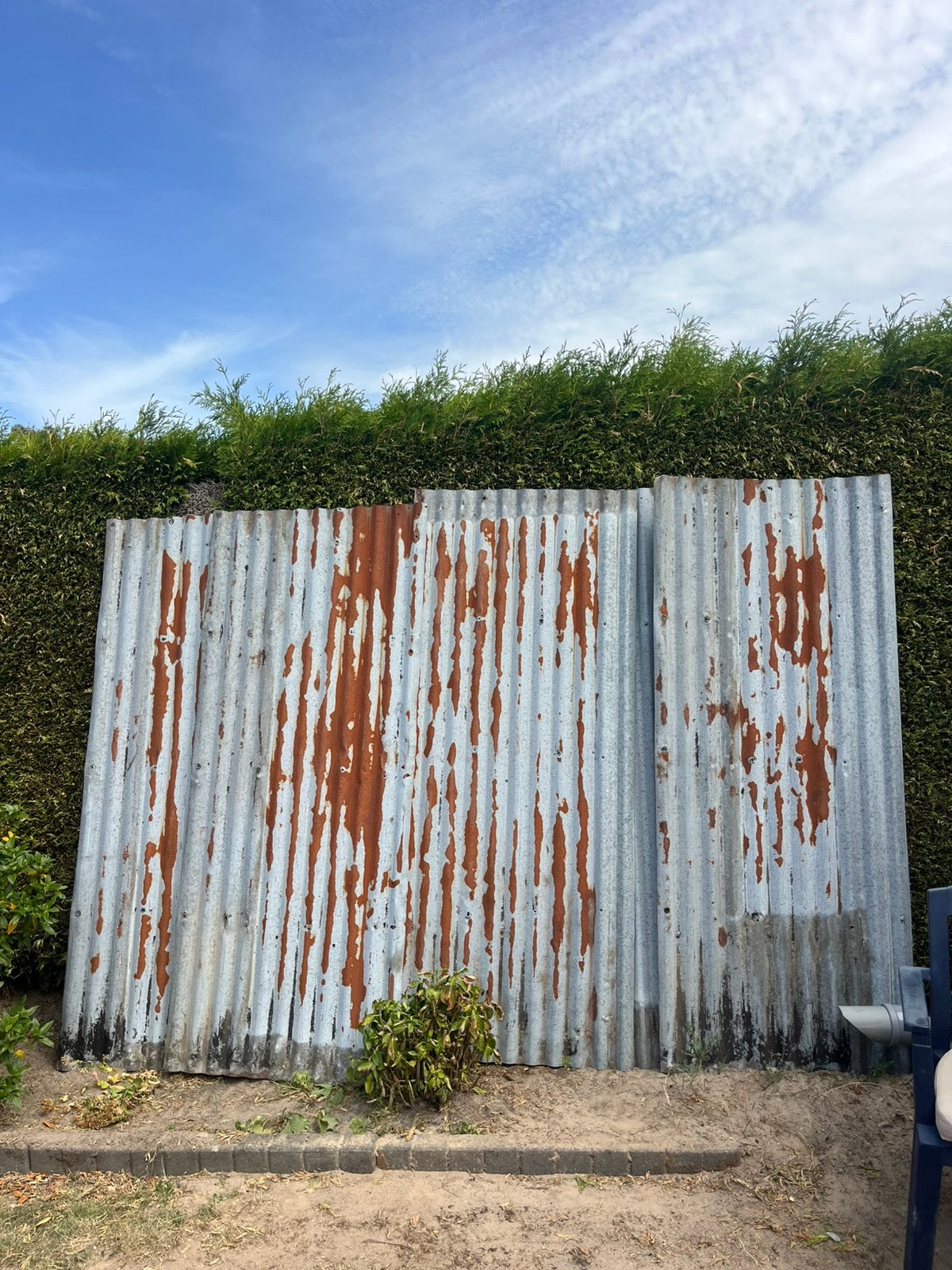 Zinken (dak) platen, Doe-het-zelf en Verbouw, Platen en Panelen, Ophalen, Zo goed als nieuw