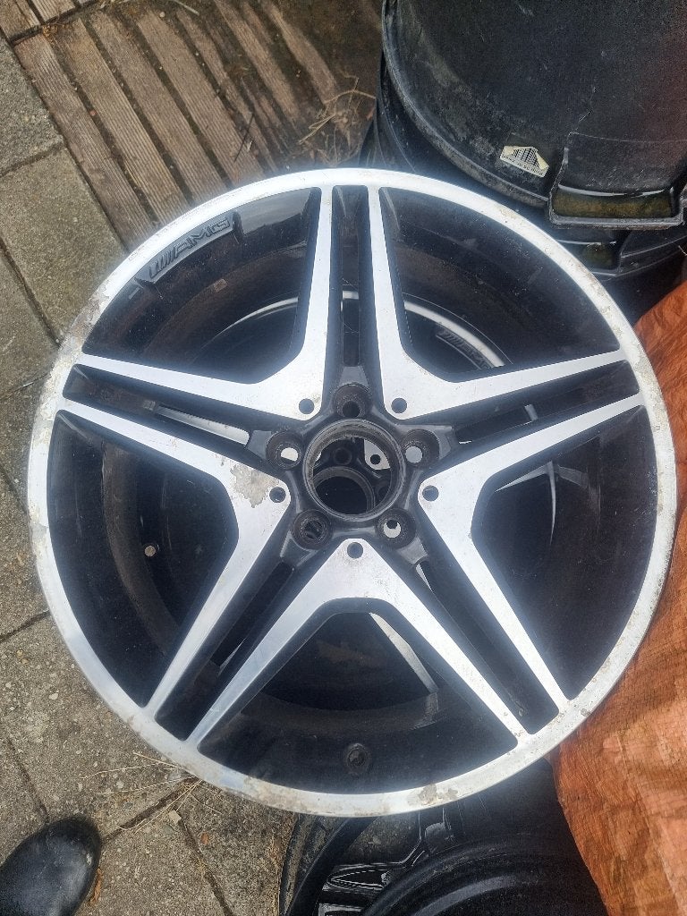 Originele AMG velgen (opknappers/projekt), Auto-onderdelen, Banden en Velgen, Ophalen, 18 inch, Overige, Gebruikt