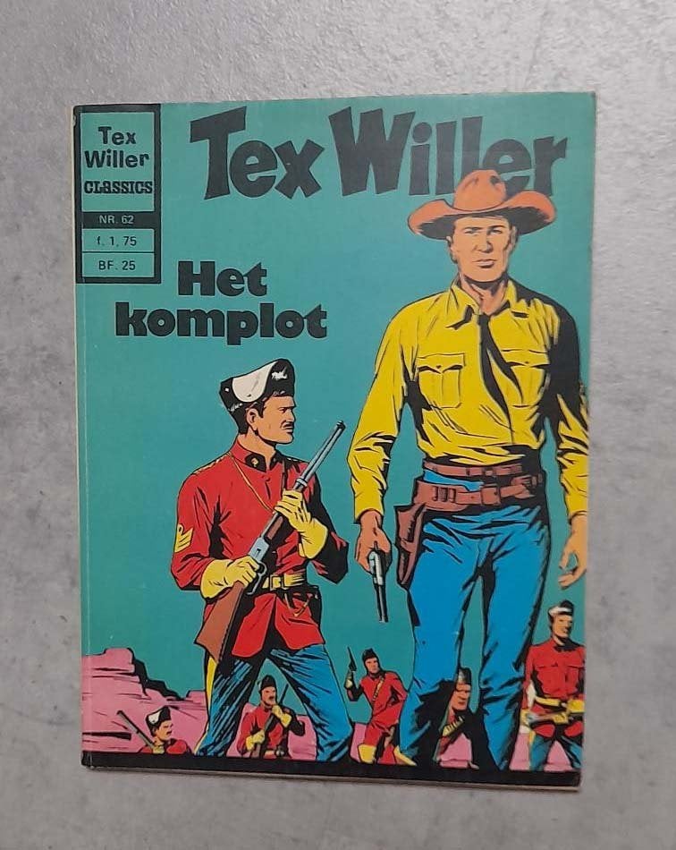 Tex Willer Het komplot Nr 62, Boeken, Eén stripboek, Ophalen of Verzenden, Gelezen, Tex Willer