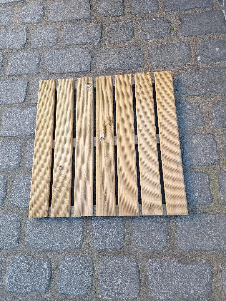 Vlondertegels hout, Ophalen, Zo goed als nieuw, Hout