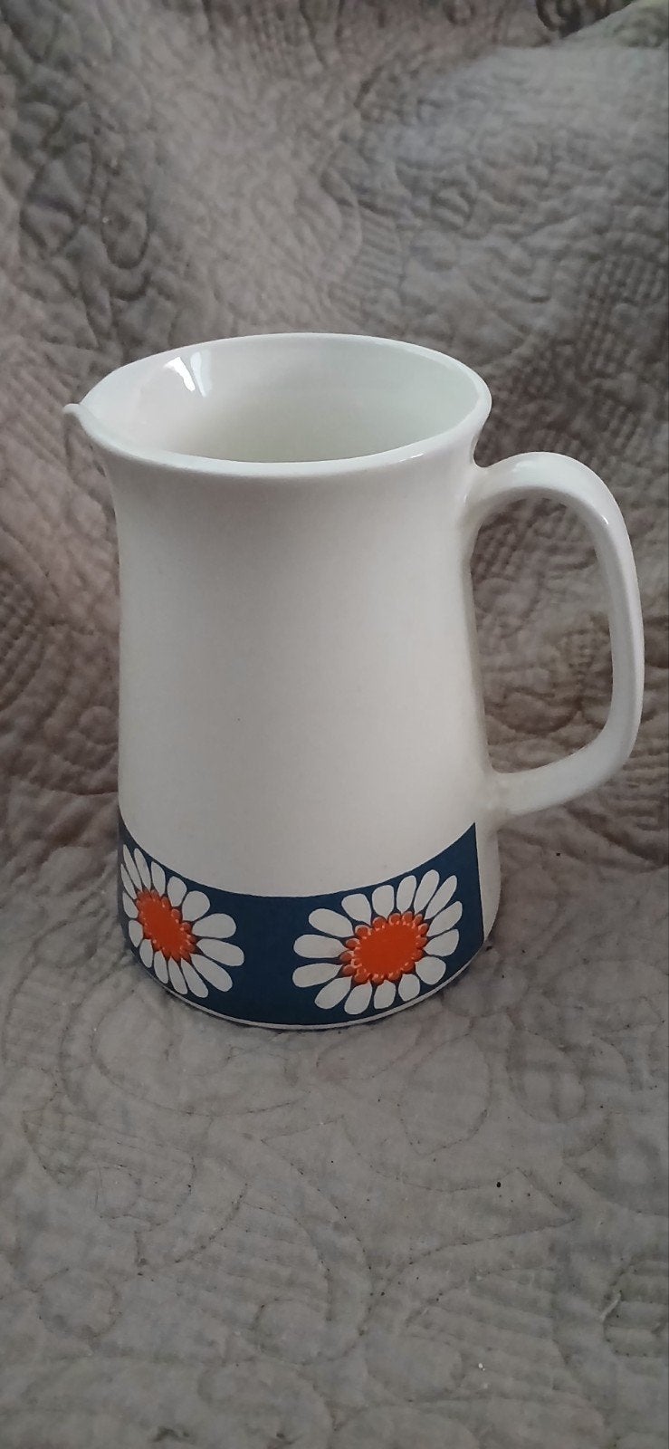Vintage melkkan/waterkan, Turi design, decor Daisy,., Ophalen of Verzenden