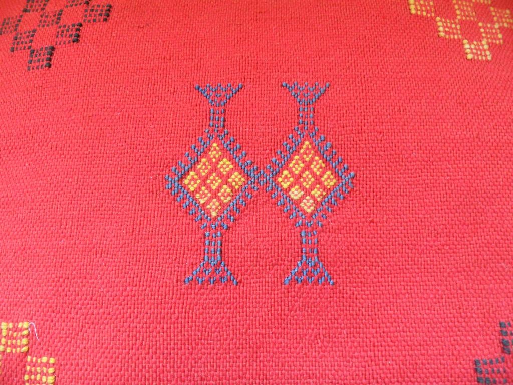 Kussen Sabra, Huis en Inrichting, Woonaccessoires | Kussens, Ophalen of Verzenden, Zo goed als nieuw, Rood, Vierkant