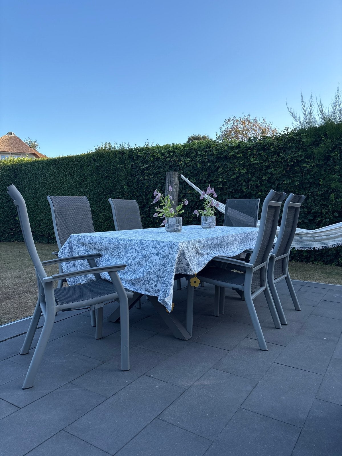 8x Grijze Lounge Stoelen - Comfortabel en Stijlvol, Ophalen, Gebruikt, Metaal