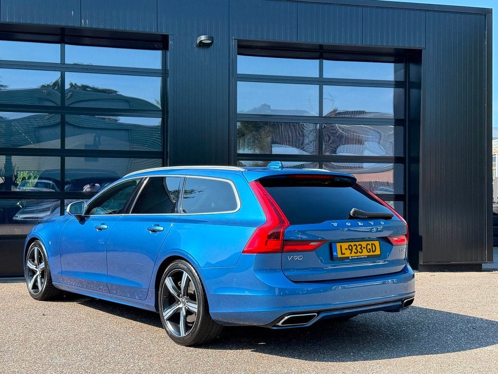 Volvo V90 2.0 T5 R-Design 250 PK Bursting Blue Metallic, Auto's, Volvo, 15 km/l, Euro 6, 4 cilinders, 1969 cc
