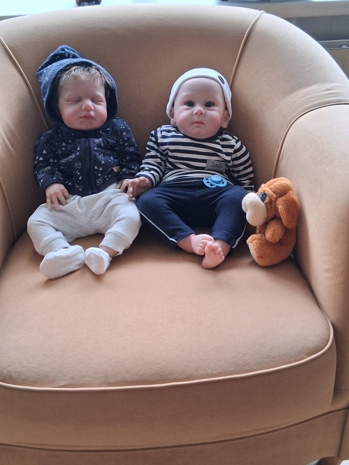2 mooie reborn babies, aanbieding!, Verzamelen, Poppen, Verzenden, Nieuw, Babypop, Levensecht of Reborn
