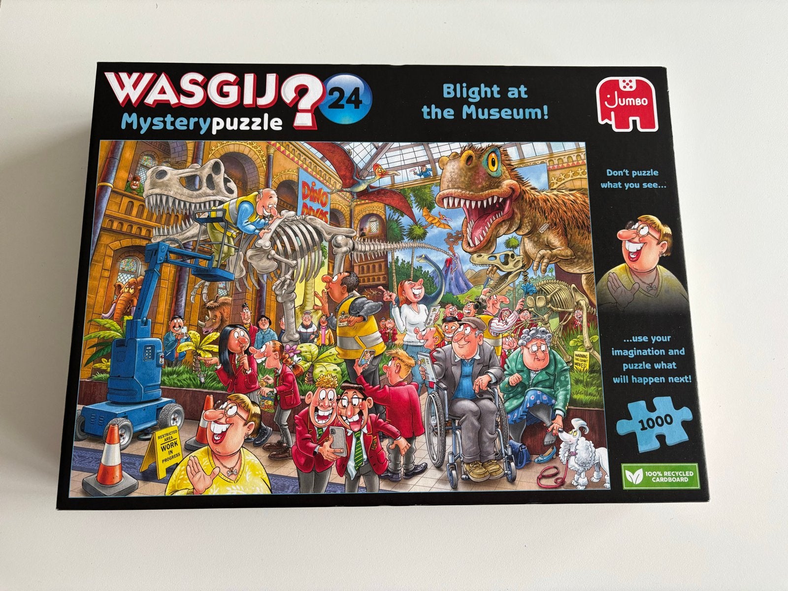 Wasgij? 24 Mysterypuzzel - Blight at the Museum! (1000 stukj, Ophalen, 500 t/m 1500 stukjes, Zo goed als nieuw, Legpuzzel