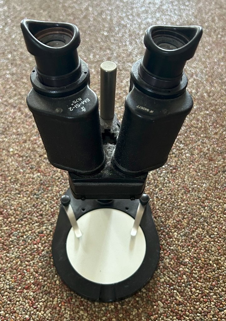 Oude microscoop uit +/- 1940, Ophalen, Gebruikt, Minder dan 400x