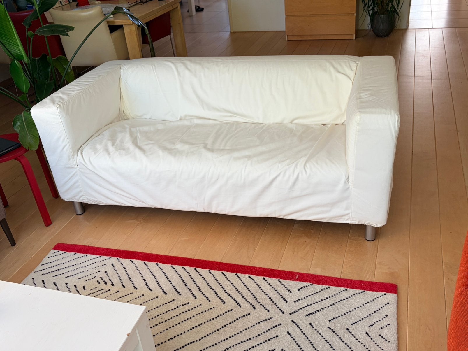 Bank gratis af te halen, Ophalen, Gebruikt, 150 tot 200 cm, Tweepersoons
