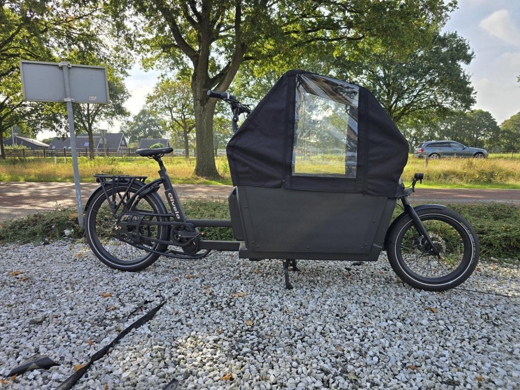 Qivelo Ananda Twowheel Elektrische bakfiets demomodel ZGAN, Fietsoptimaal.nl, Info@fietsoptimaal.nl, Fietsoptimaal.nl