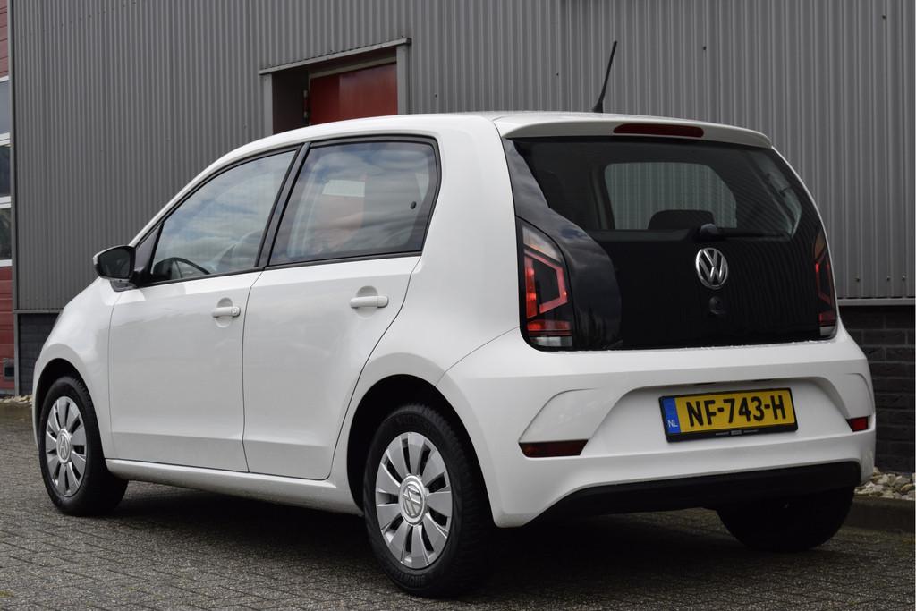 Volkswagen up! 1.0 BMT move up! Facelift NL-auto, Bluetooth, Voorwielaandrijving, Stof, Gebruikt, Wit