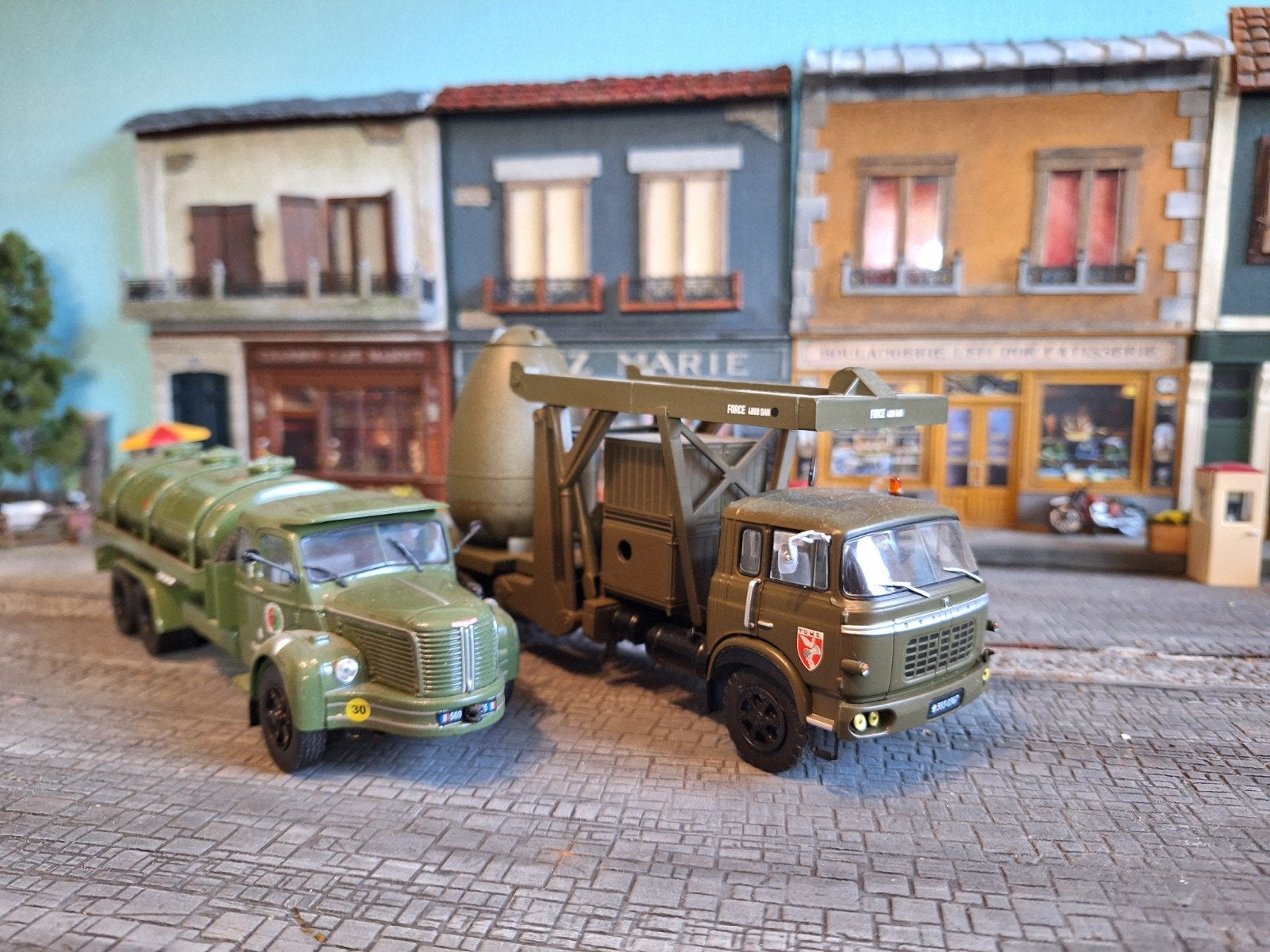 altaya Berliet trucks 2x, Hobby en Vrije tijd, Ophalen of Verzenden, Zo goed als nieuw, Bus of Vrachtwagen, Overige merken