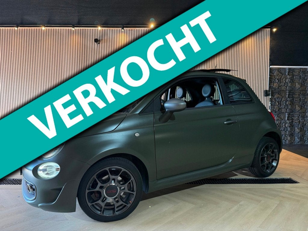 Fiat 500 C Uniek | Schuifdak | Navi, Gebruikt, Cabriolet, Bedrijf, Handgeschakeld