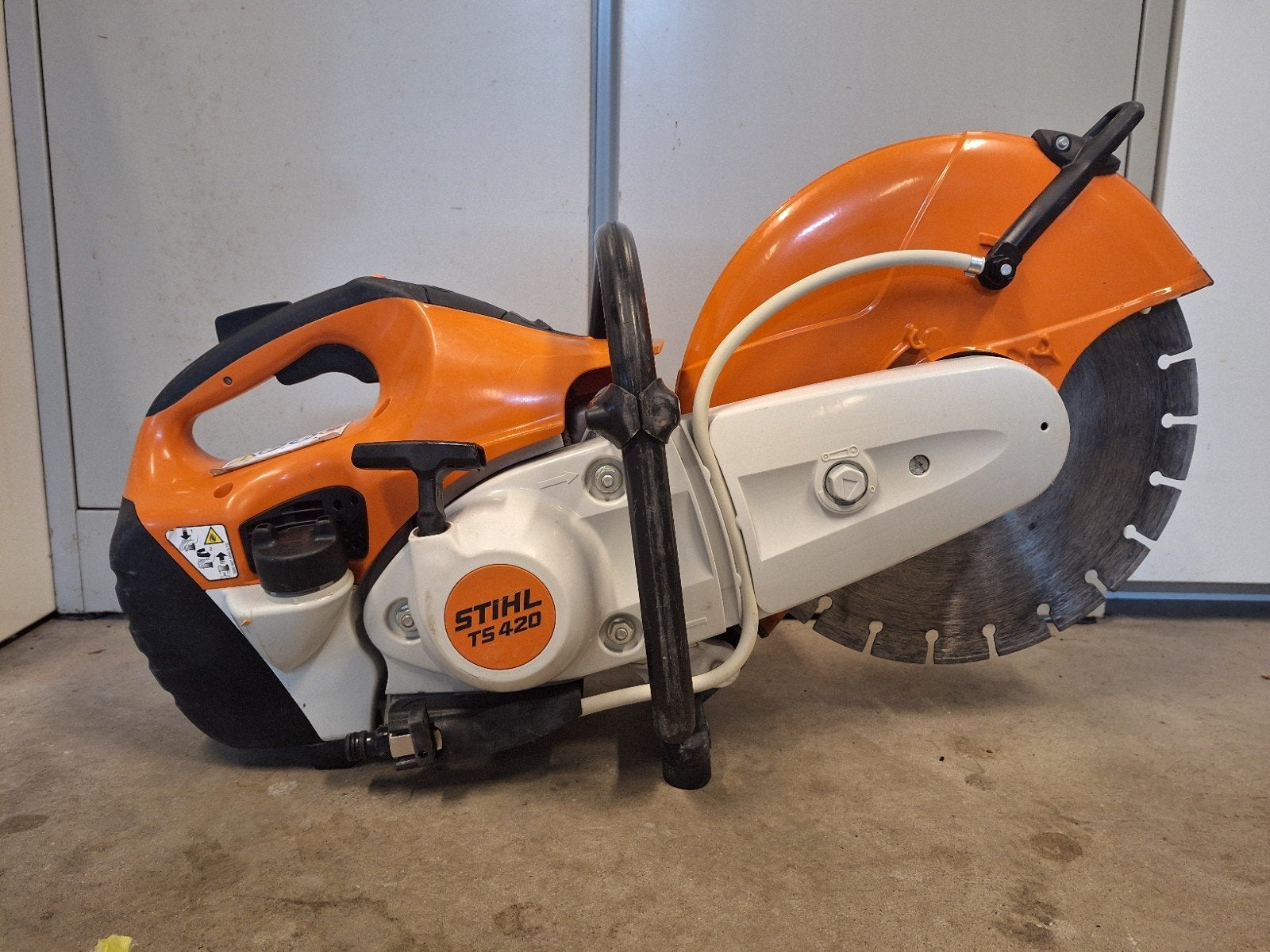 Stihl TS 420 bandenzaag doorslijper, Stihl, 70 mm of meer, Kettingzaag, Ophalen of Verzenden