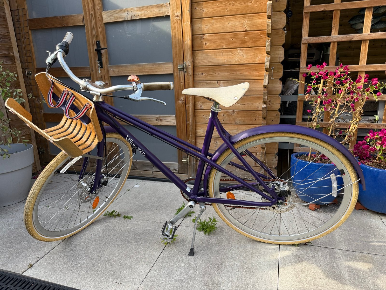 Ongebruikte Velosophy fiets, Fietsen en Brommers, Fietsen | Dames | Damesfietsen, 53 tot 56 cm, Versnellingen, Zo goed als nieuw