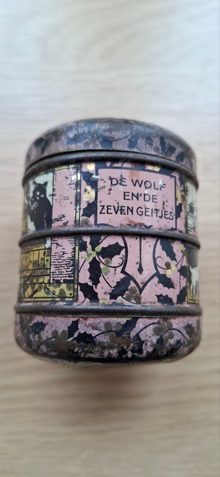 Oud sponsblikje, Ophalen of Verzenden