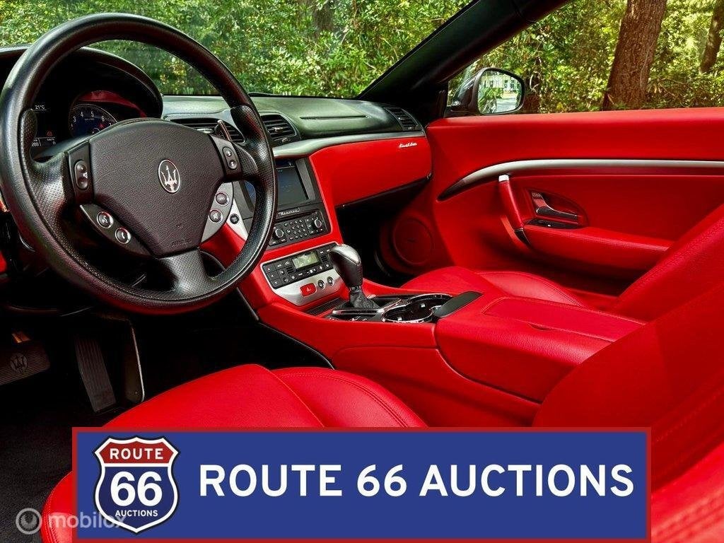 Maserati GranCabrio | 2010 | Route 66 Auctions, Gebruikt, Overige carrosserieën, Zwart, Bedrijf
