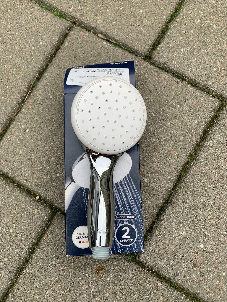 Douche kop Grohe Tempesta, Doe-het-zelf en Verbouw, Ophalen, Zo goed als nieuw, Chroom, Douche