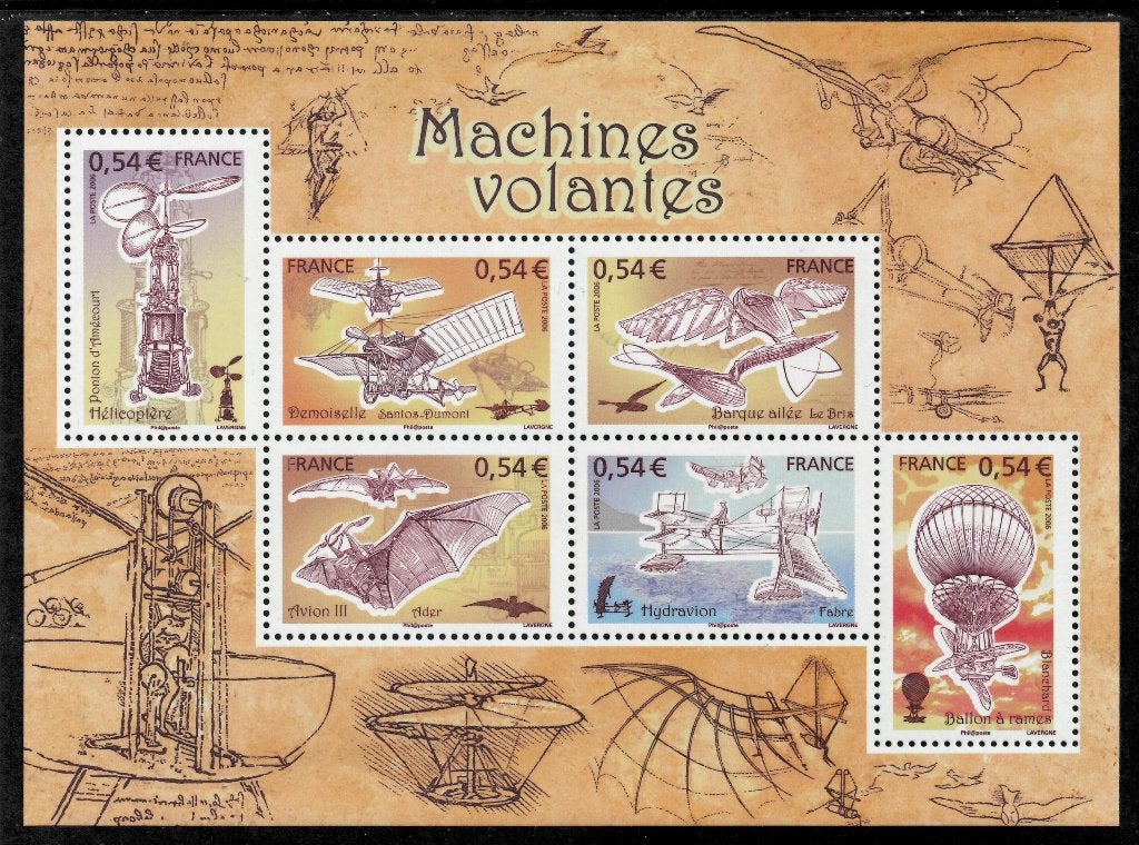 Jaar 2006 Yv BF 103 Bloc-feuillet Machines volantes., Ophalen of Verzenden, Postfris