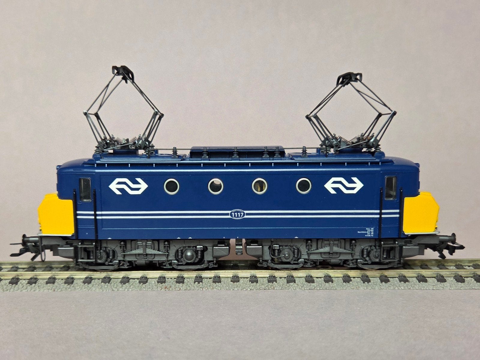 Märklin 3424 NS 1117. DELTA digitaal. I.z.g.st., Ophalen, Wisselstroom, Locomotief, Märklin