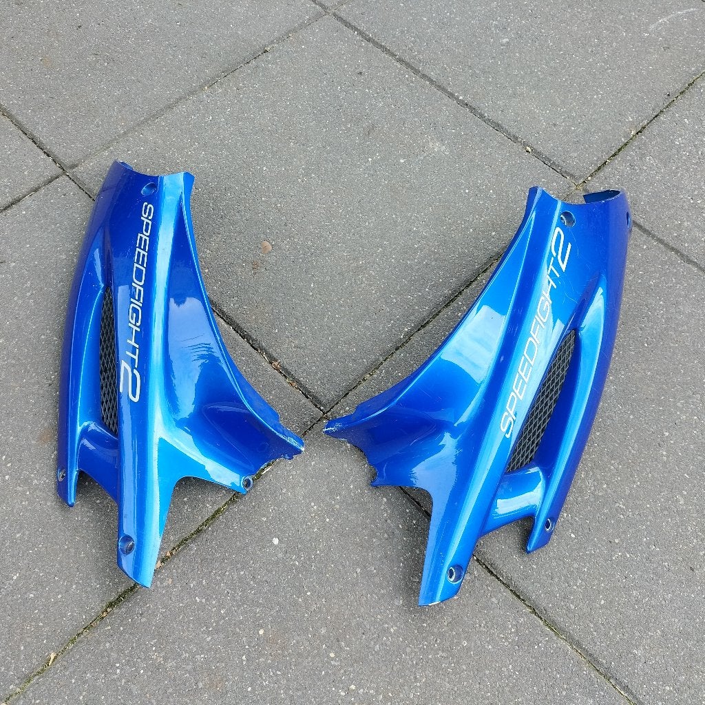 Speedfight2 zijkapset, Fietsen en Brommers, Ophalen of Verzenden, Gebruikt, Kap, Peugeot