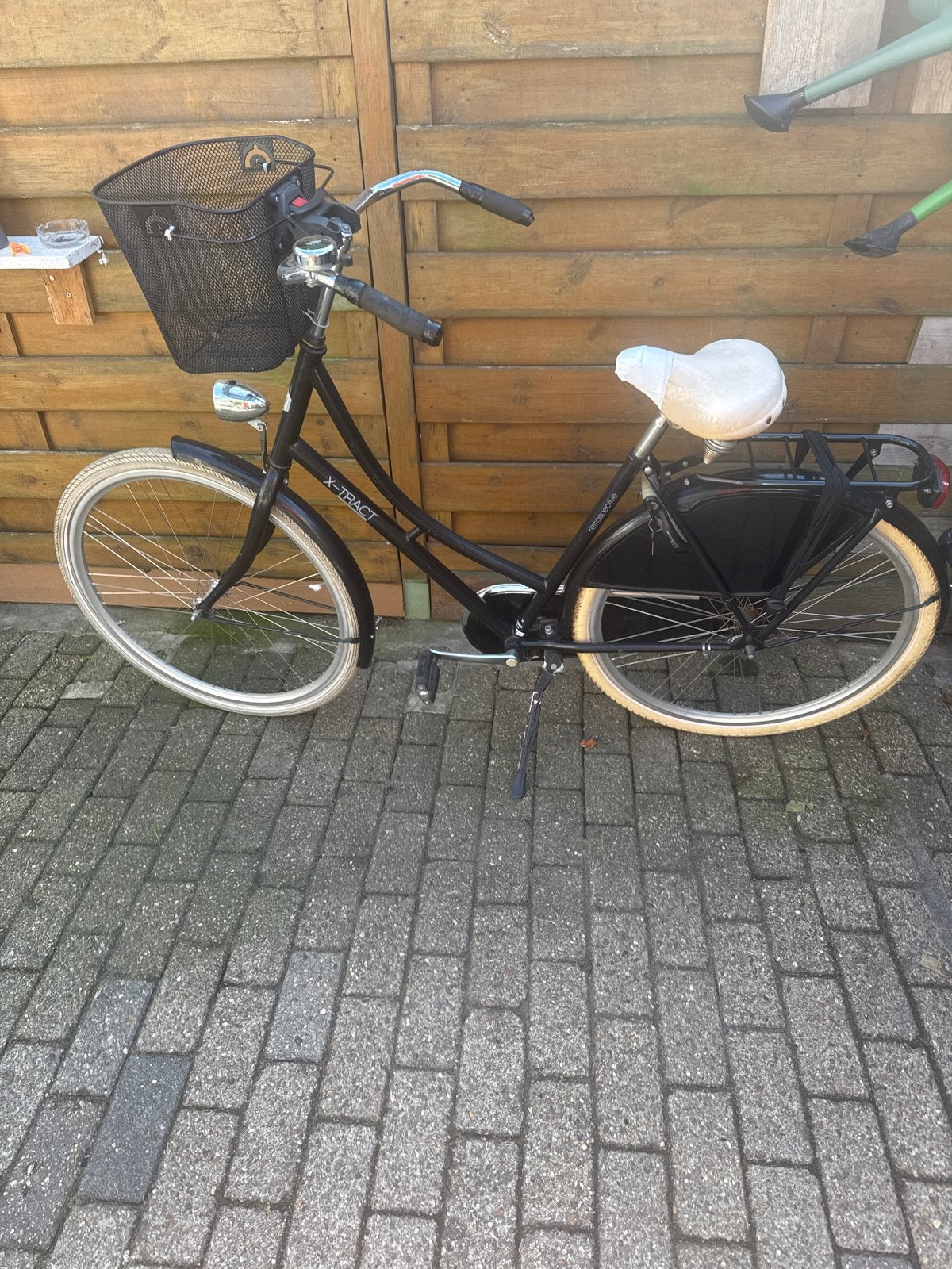 X-Tract Damesfiets met mand en lage instap, Fietsen en Brommers, Velgrem, 50 tot 53 cm, Ophalen, Overige merken