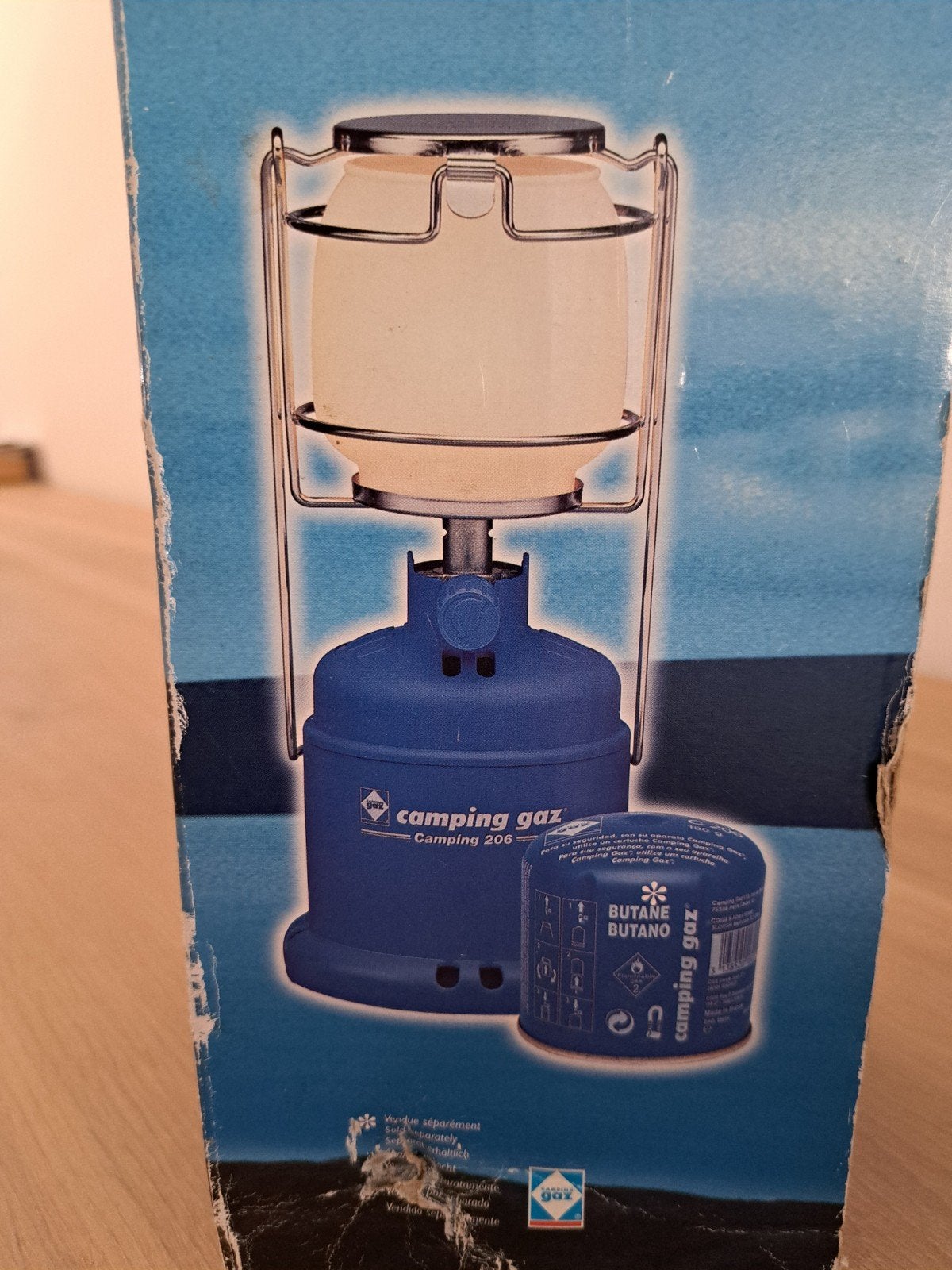 Campingaz gaslamp 206 L - Zo goed als nieuw, Caravans en Kamperen, Ophalen of Verzenden, Zo goed als nieuw