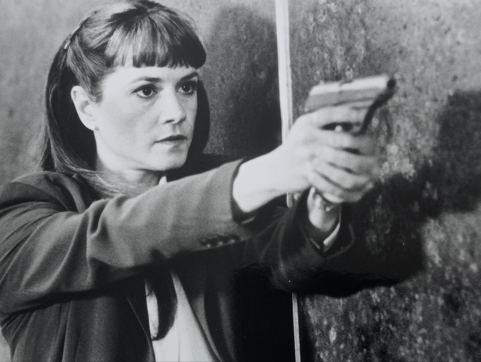 Holly Hunter als politieagent in 'Copycat' (1995) - Foto, Ophalen of Verzenden, 1980 tot heden, Overige onderwerpen