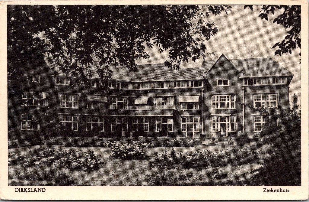 Dirksland - 5 ansichtkaarten, Verzenden, 1940 tot 1960, Gelopen, Zuid-Holland