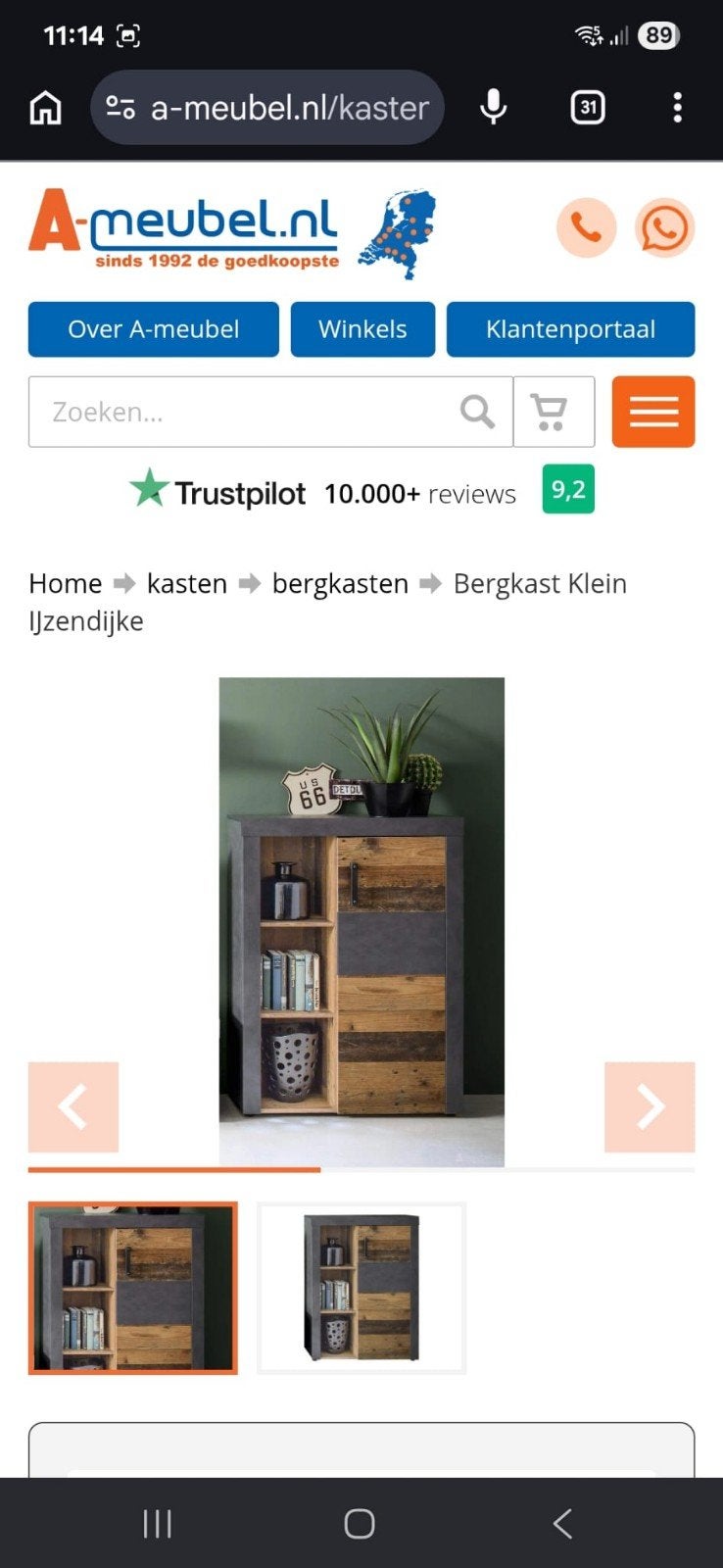 Complete set, Met deur(en), Zo goed als nieuw, 200 cm of meer, 25 tot 50 cm