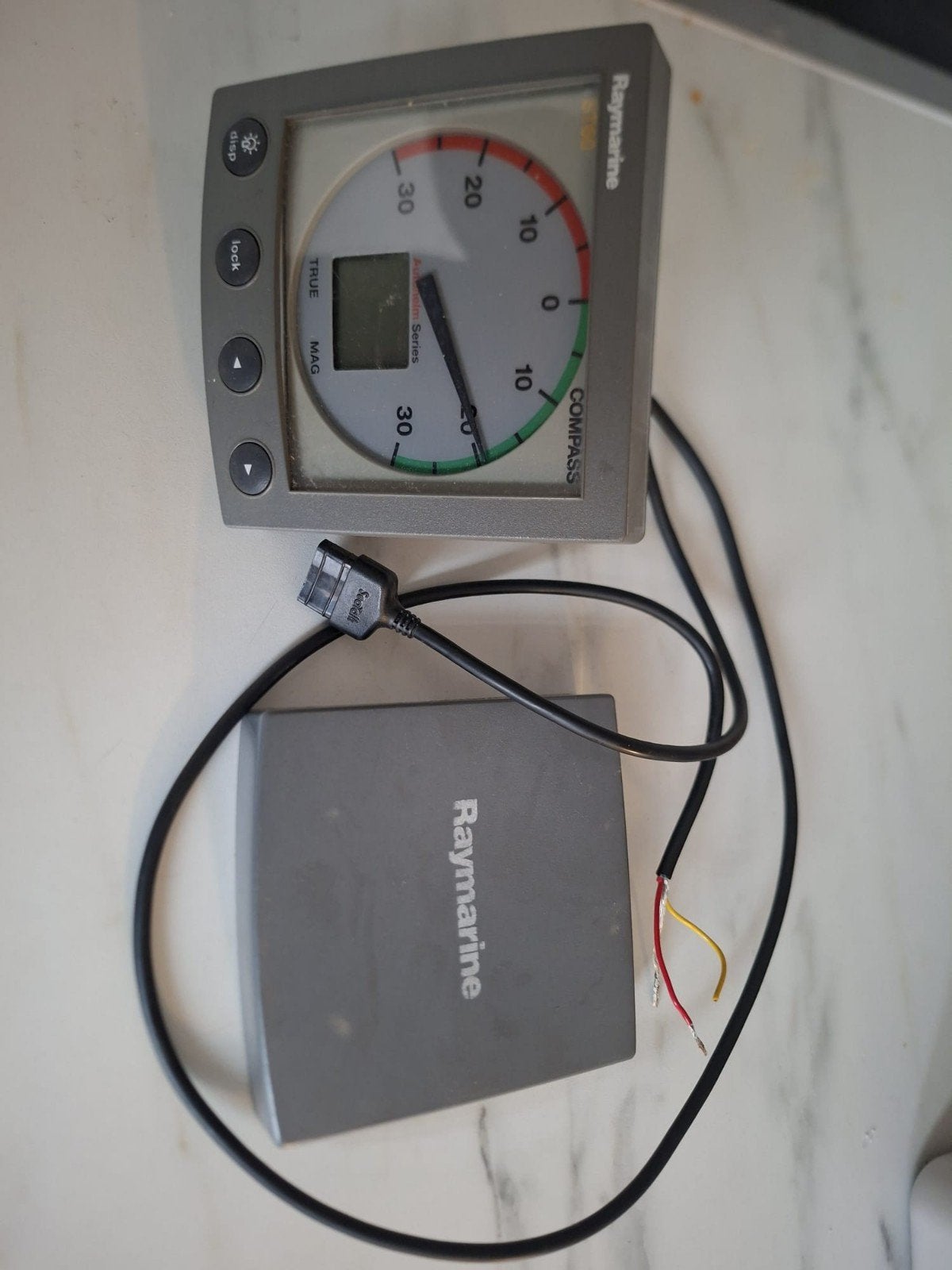 compass klok raymarine, Watersport en Boten, Ophalen of Verzenden, Gebruikt, Gps of Kompas