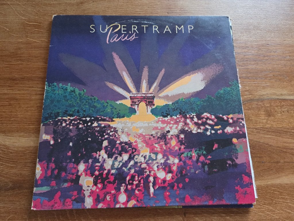 Lp Supertramp Paris, LP, Rock, Gebruikt, Inclusief boekje