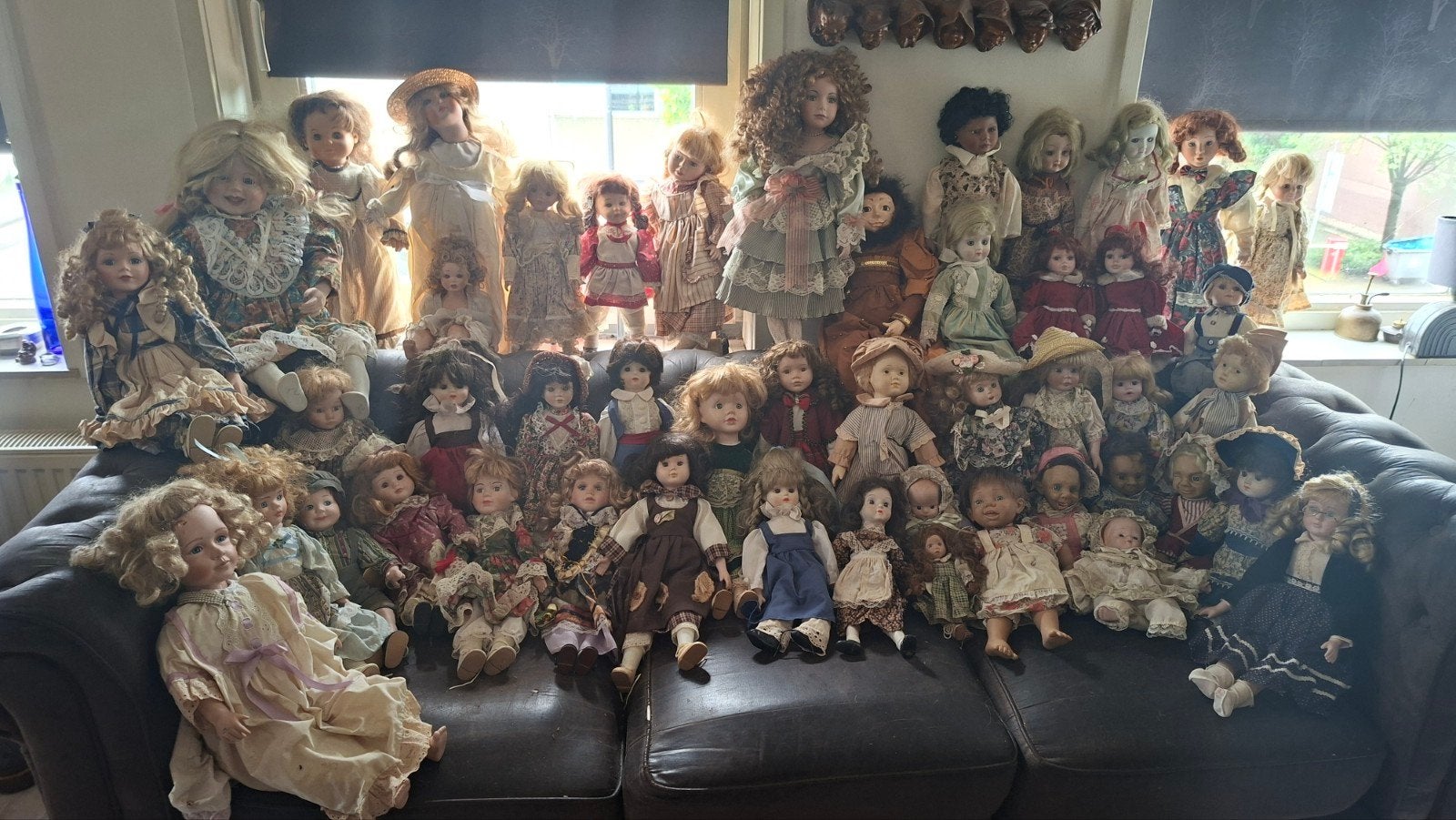 Grote collectie vintage poppen, diverse typen en merken, Verzamelen, Poppen, Ophalen of Verzenden, Gebruikt, Pop