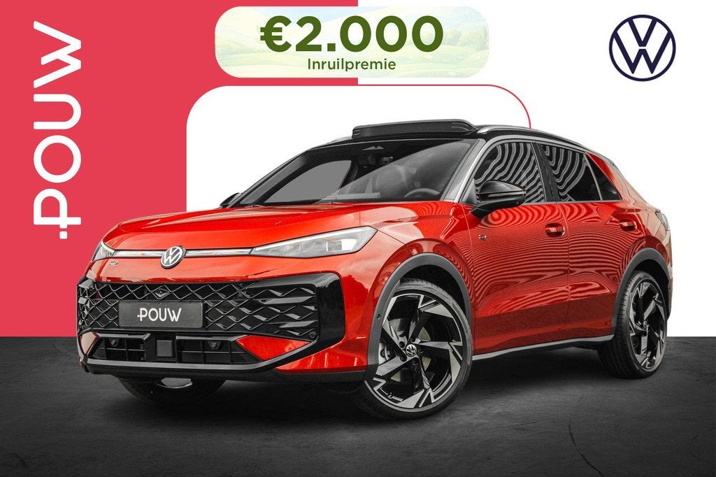 Volkswagen T-Roc 1.5 eTsi 150pk R-Line First Edition | Panor, Auto's, Stof, 1498 cc, 4 cilinders, Bedrijf