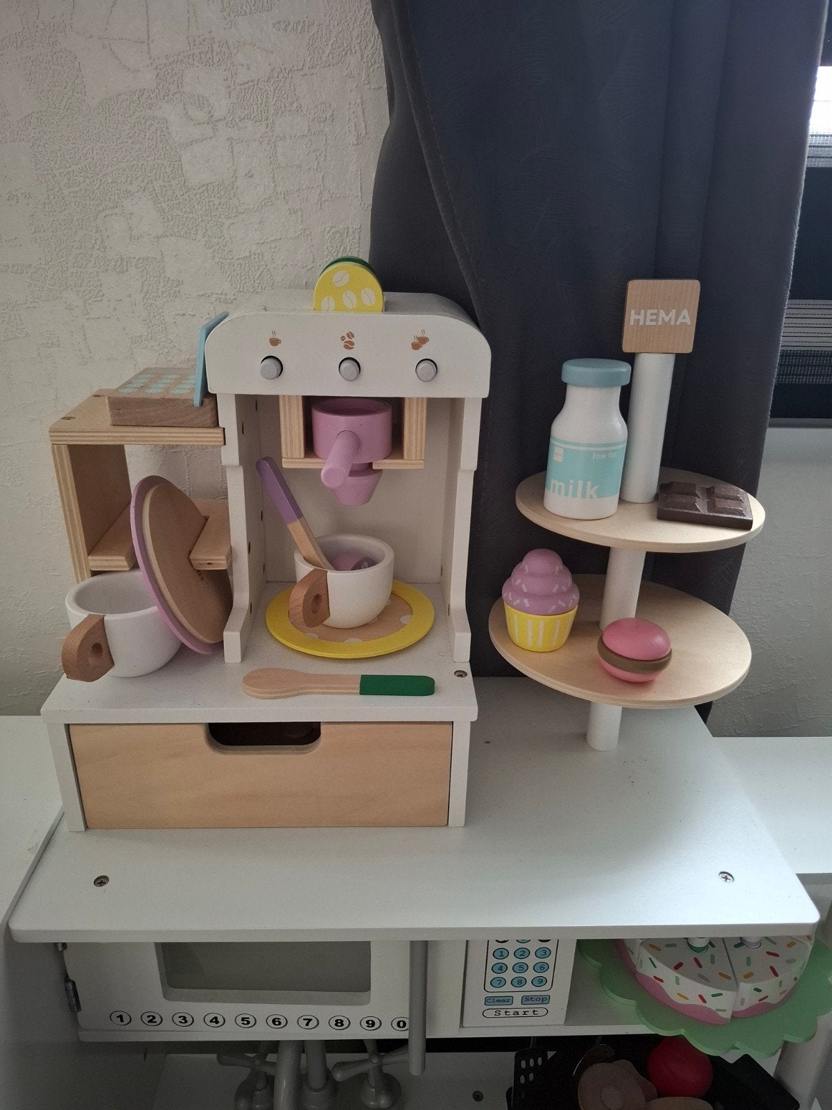 Nieuw | Hema barista set, Ophalen of Verzenden, Nieuw, Hout, Speelkeuken-accessoire
