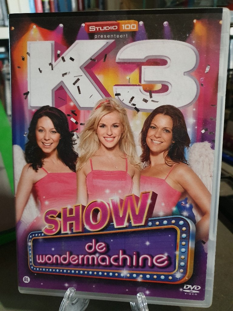 K3 show de wondermachine DVD, Cd's en Dvd's, Alle leeftijden, Ophalen, Zo goed als nieuw