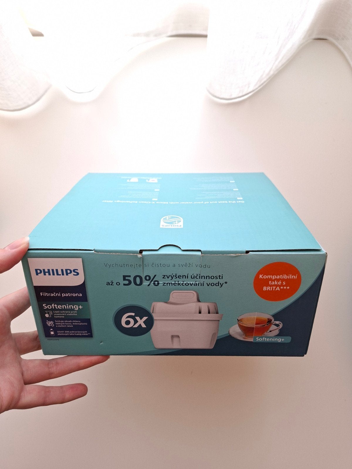 5 Philips Micro X-Clean Softening+ Waterfilterpatronen, Overige typen, Nieuw, Ophalen of Verzenden, Wit