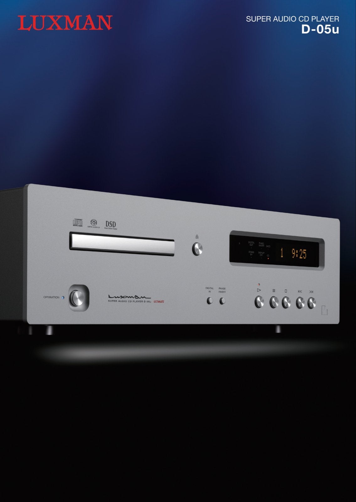 Luxman D-05u SACD-speler, Ophalen, Zo goed als nieuw, Overige merken
