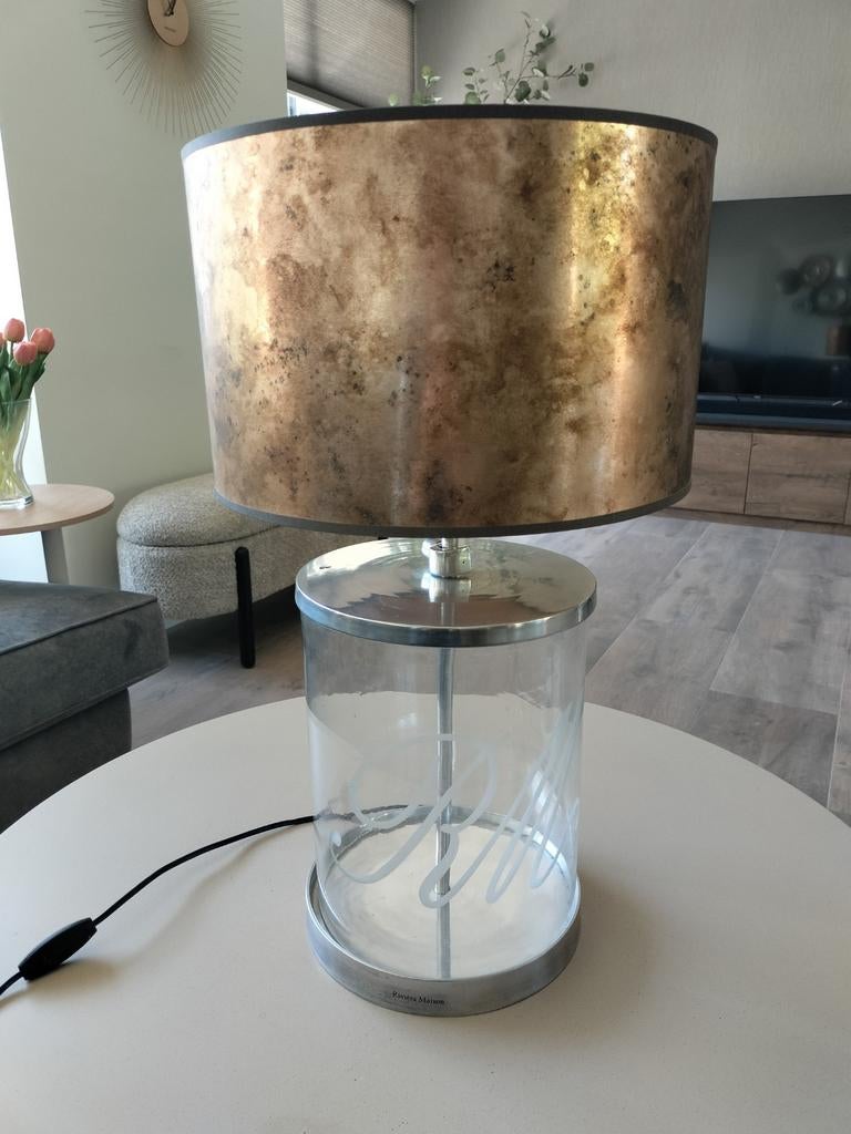 Riviera Maison tafellamp met kap, Ophalen, Zo goed als nieuw, Minder dan 50 cm