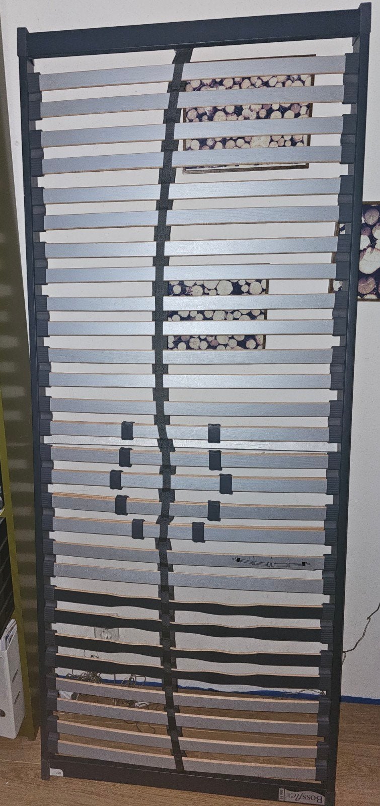 Bossflex 400 VL lattenbodem, 80x200 cm, Ophalen, Gebruikt, Eenpersoons, 80 cm