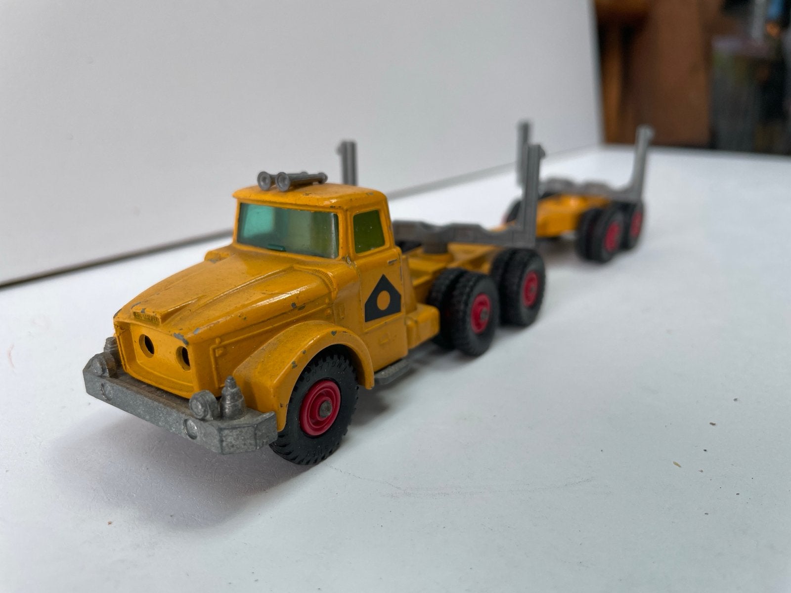 Matchbox King Size K-10 Scammell Contractor Houtwagen, Ophalen of Verzenden
