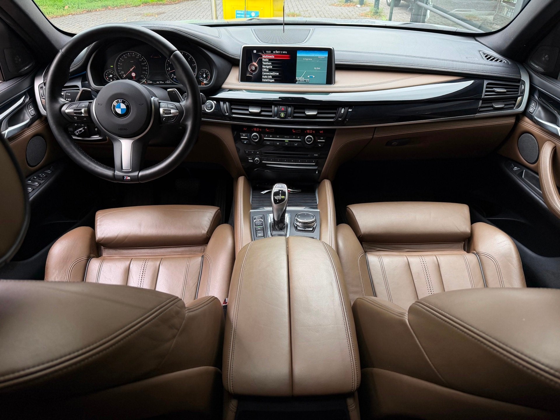 BMW X6 XDrive35i High Executive M Sport Individual Full Opti, Dealer onderhouden, Adaptive Cruise Control, Gebruikt, 4 stoelen