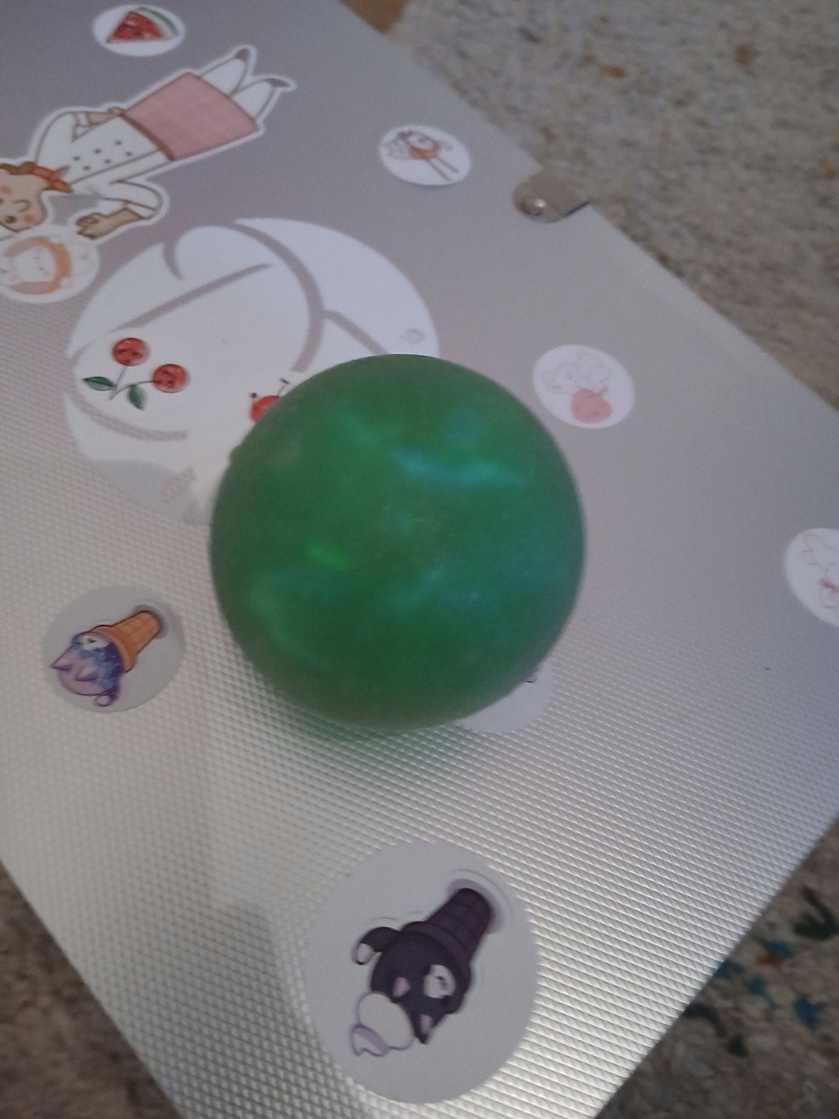 Groene Squishy Bal - Stressverlichter, Ophalen of Verzenden, Gebruikt, Jongen of Meisje