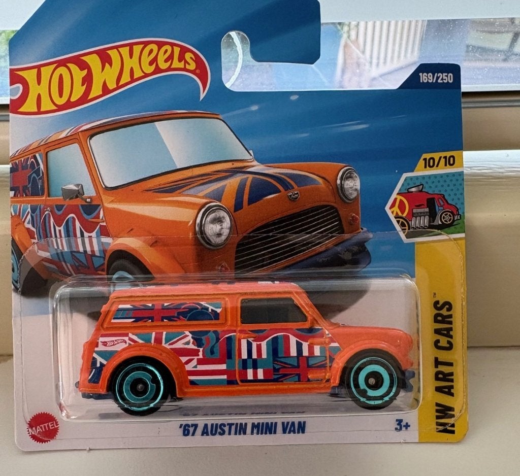 Hotwheels Mini Van Art Car, Ophalen of Verzenden, Nieuw, Auto