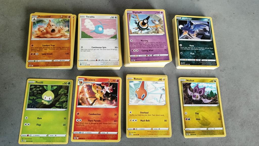 192 Pokémon kaarten Tempest ( bieden kan ), Ophalen of Verzenden, Zo goed als nieuw, Meerdere kaarten, Foil